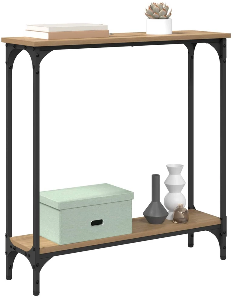 Konsolinis stalas Amatininkų ąžuolas 75 x 22,5 x 75 cm