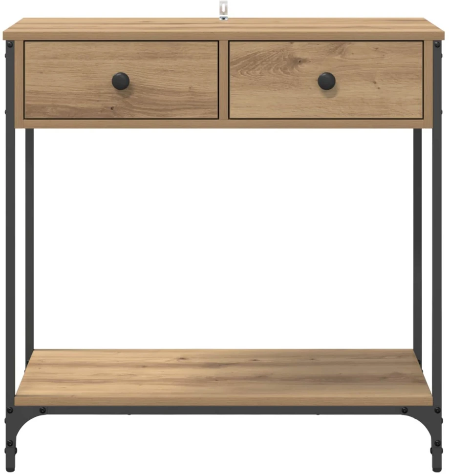 Konsolinis stalas Amatininkų ąžuolas 75 x 34,5 x 75 cm