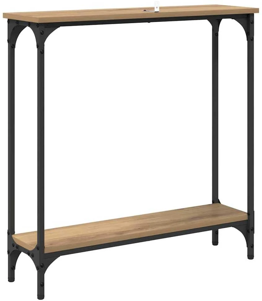 Konsolinis stalas Amatininkų ąžuolas 75 x 22,5 x 75 cm