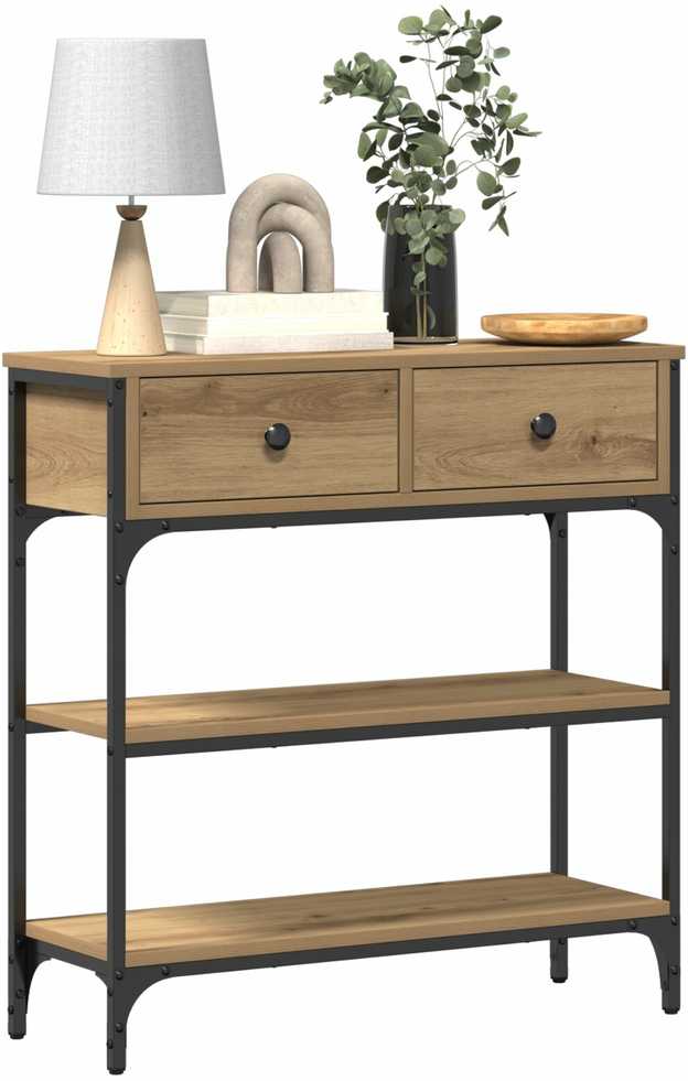 Konsolinis stalas Amatininkų ąžuolas 72.5 x 25 x 75 cm