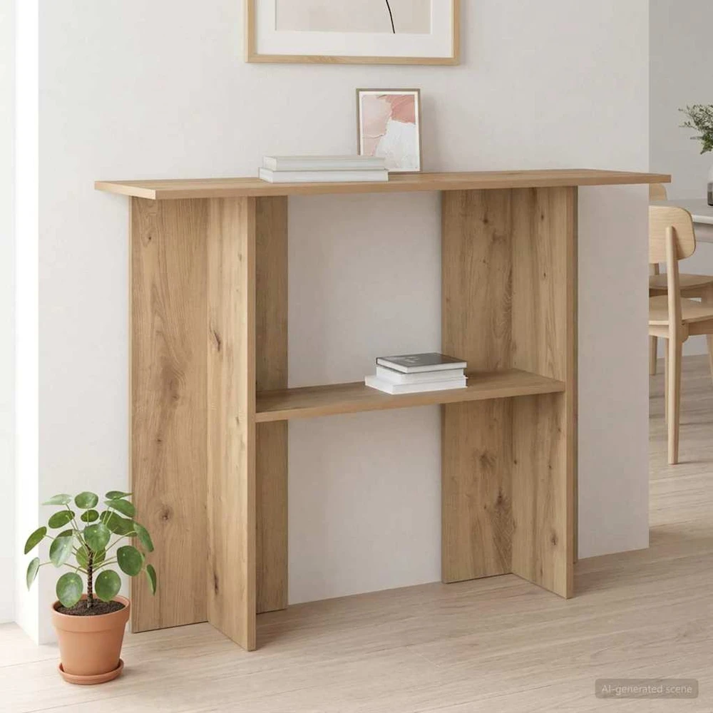 Konsolinis stalas Artisano ąžuolo 100 x 30 x 75 cm