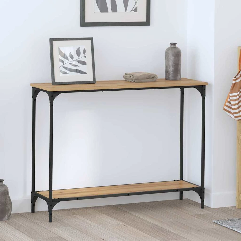 Konsolinis stalas artisano ąžuolo 101 x 30.5 x 75 cm
