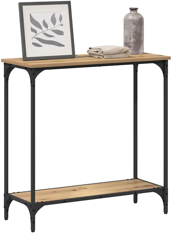 Konsolinis stalas artisano ąžuolo 75 x 30.5 x 75 cm