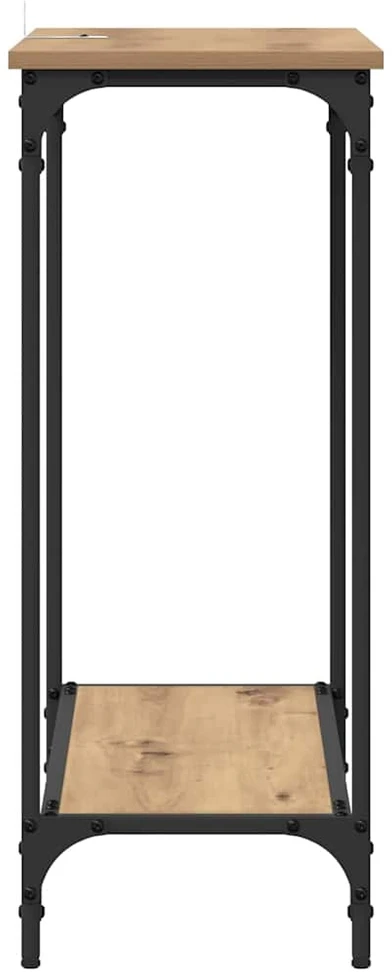 Konsolinis stalas artisano ąžuolo 75 x 30.5 x 75 cm