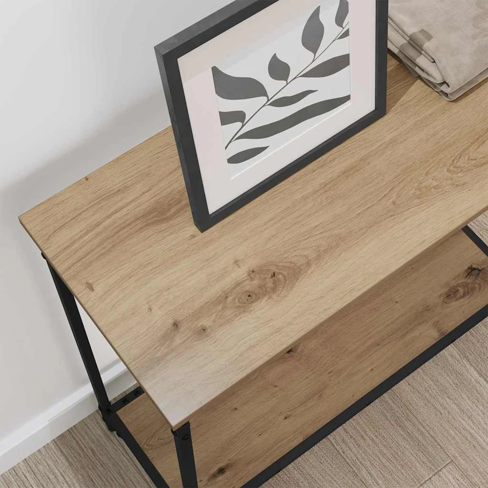 Konsolinis stalas artisano ąžuolo 75 x 30.5 x 75 cm