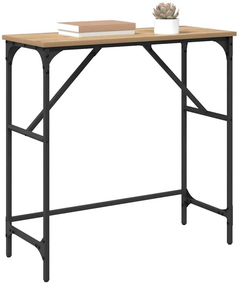 Konsolinis stalas Amatininkų ąžuolas 75 x 32 x 75 cm