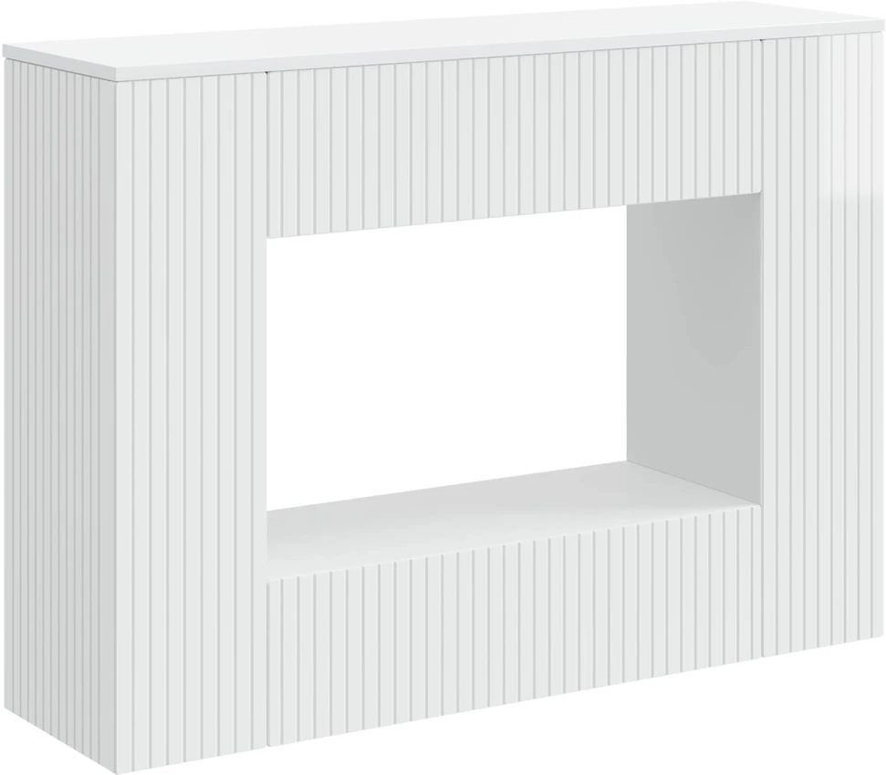 Konsolinis stalas Aukšto Blizgesio Baltas 101 x 29 x 74 cm