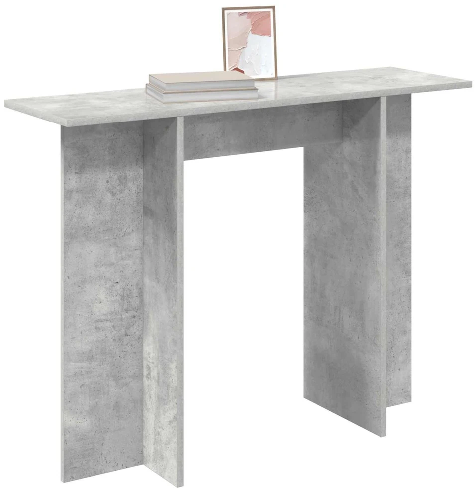 Konsolinis stalas Betono pilka 100 x 30 x 75 cm