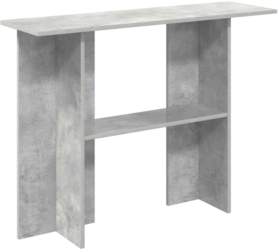 Konsolinis stalas Betono pilka 100 x 30 x 75 cm