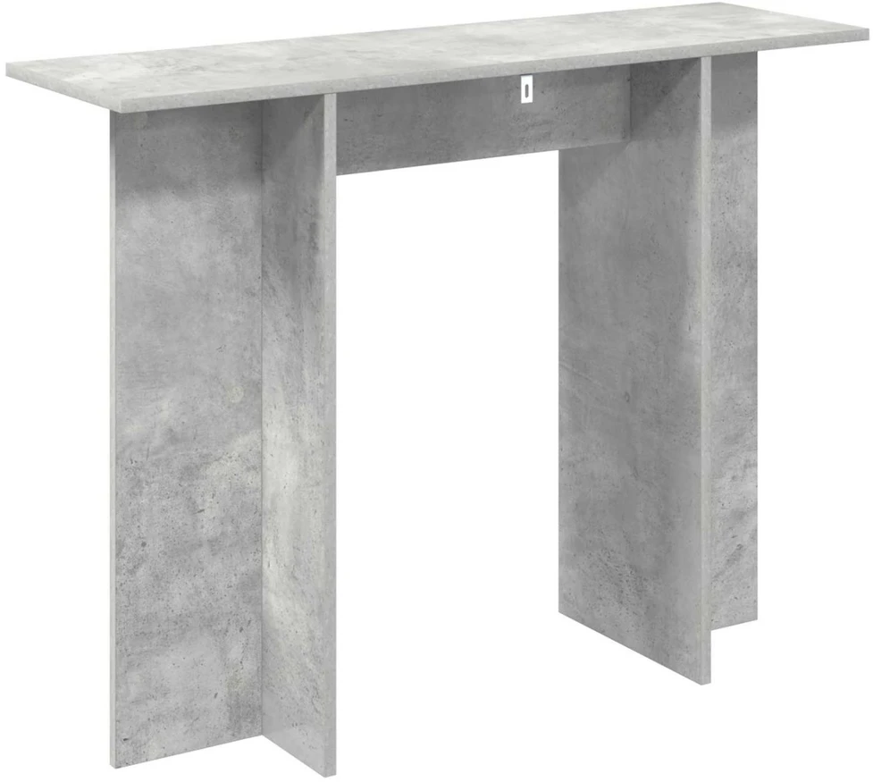 Konsolinis stalas Betono pilka 100 x 30 x 75 cm