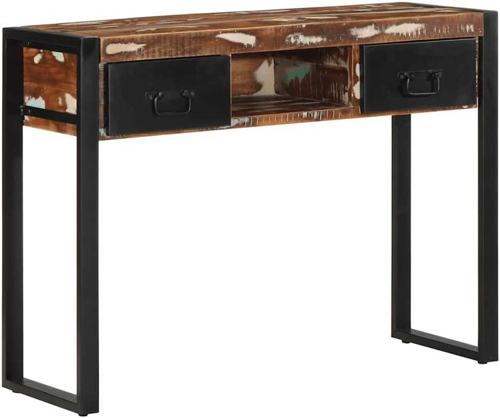 konsolinis stalas daugiaspalvis 100x35x75 cm
