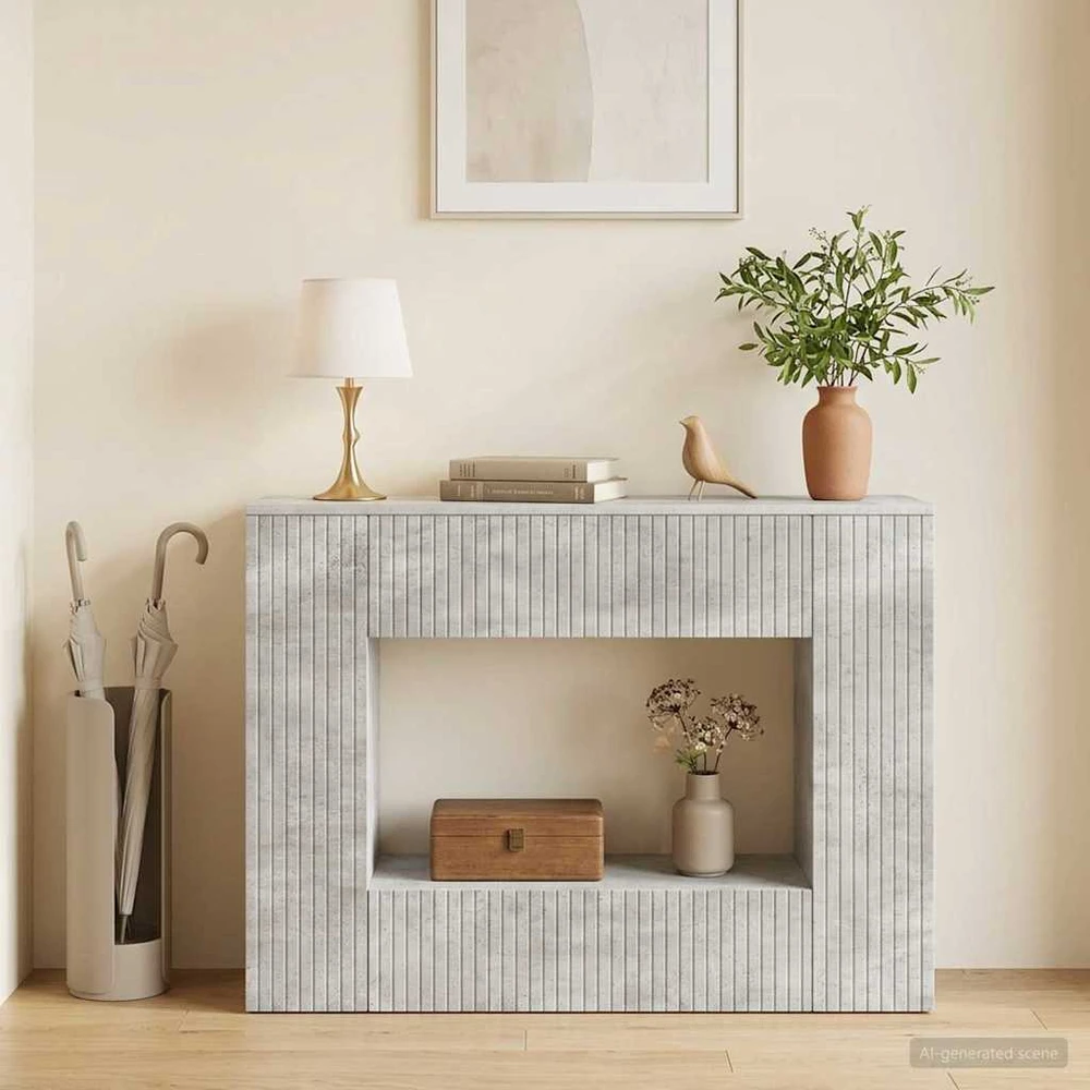 Konsolinis stalas Betono Pilka 101 x 29 x 74 cm
