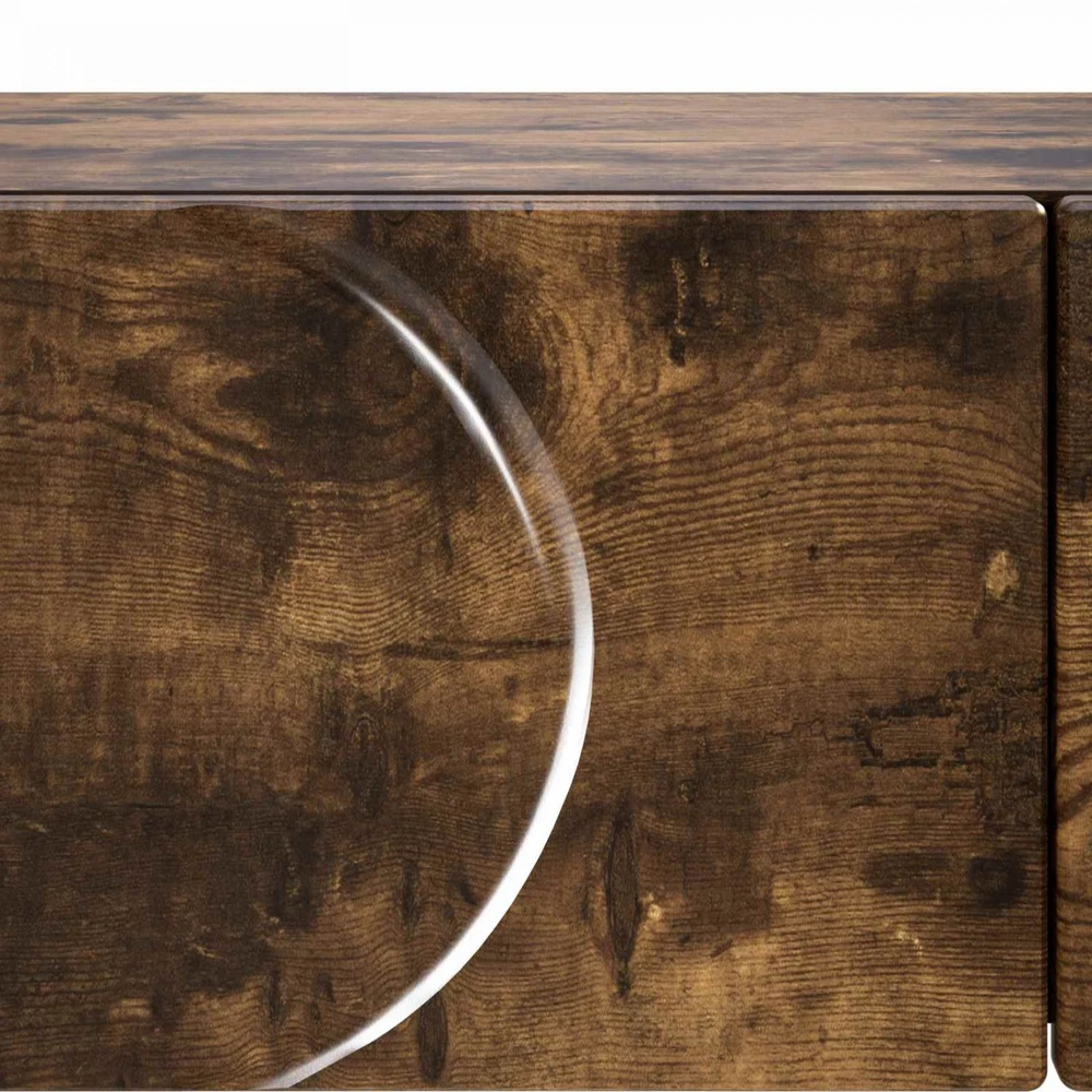 Konsolinis staliukas Dūminio ąžuolo 96,5 x 38 x 75 cm