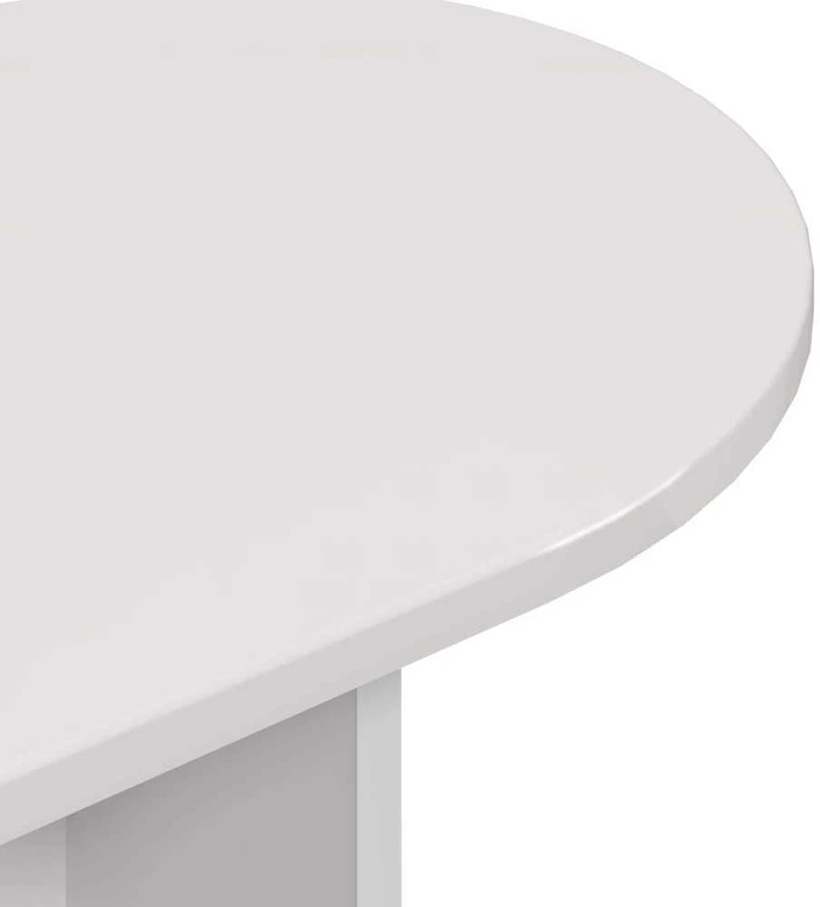 Konsolinis stalas Itin blizgi balta 100 x 39,5 x 75 cm