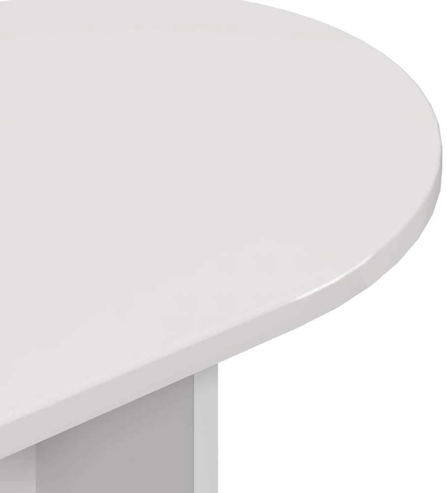 Konsolinis stalas Itin blizgi balta 100 x 39,5 x 75 cm