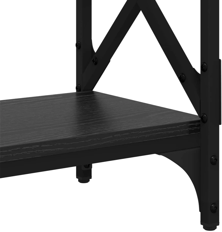 Konsolinis stalas Juodas ąžuolas 100 x 28 x 80,5 cm