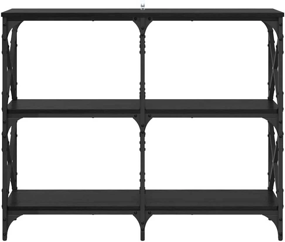 Konsolinis stalas Juodas ąžuolas 100 x 28 x 80,5 cm
