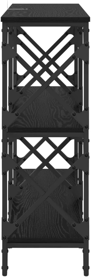Konsolinis stalas Juodas ąžuolas 100 x 28 x 80,5 cm
