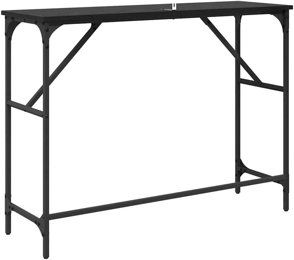 Konsolinis stalas Juodas ąžuolas 100 x 32 x 75 cm