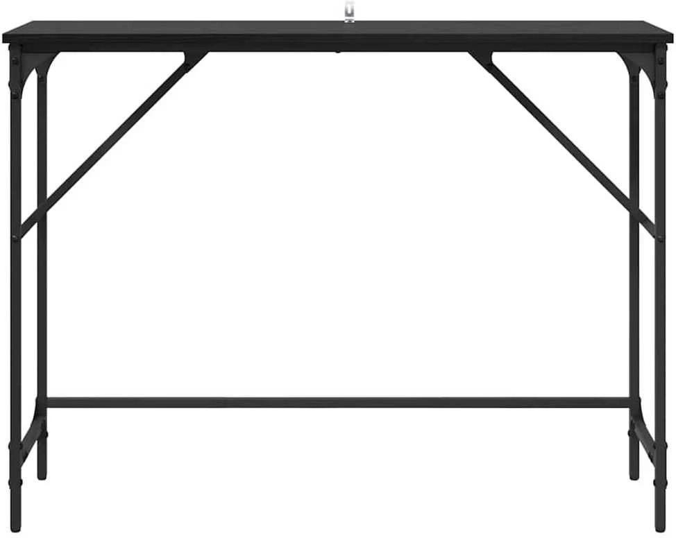 Konsolinis stalas Juodas ąžuolas 100 x 32 x 75 cm