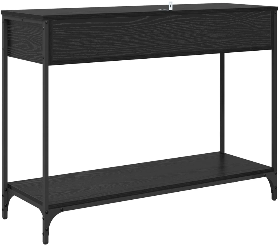 Konsolinis stalas Juodas ąžuolas 100 x 34,5 x 75 cm