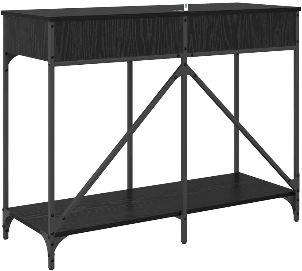 Konsolinis stalas Juodas ąžuolas 100 x 39 x 78,5 cm