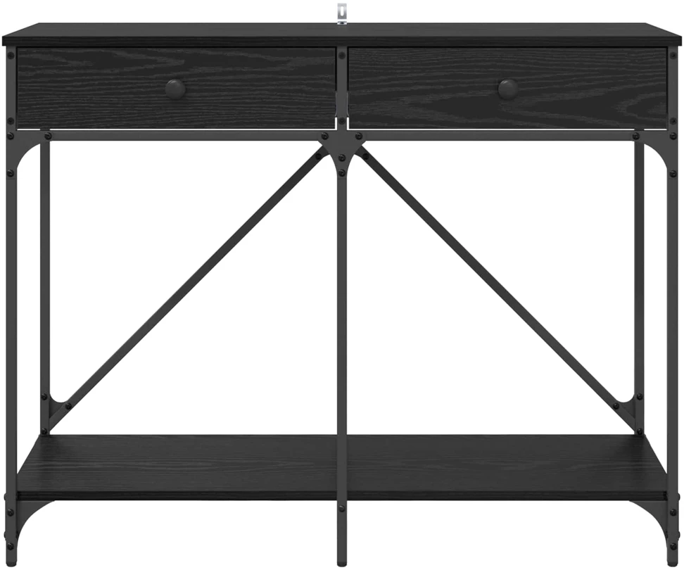 Konsolinis stalas Juodas ąžuolas 100 x 39 x 78,5 cm