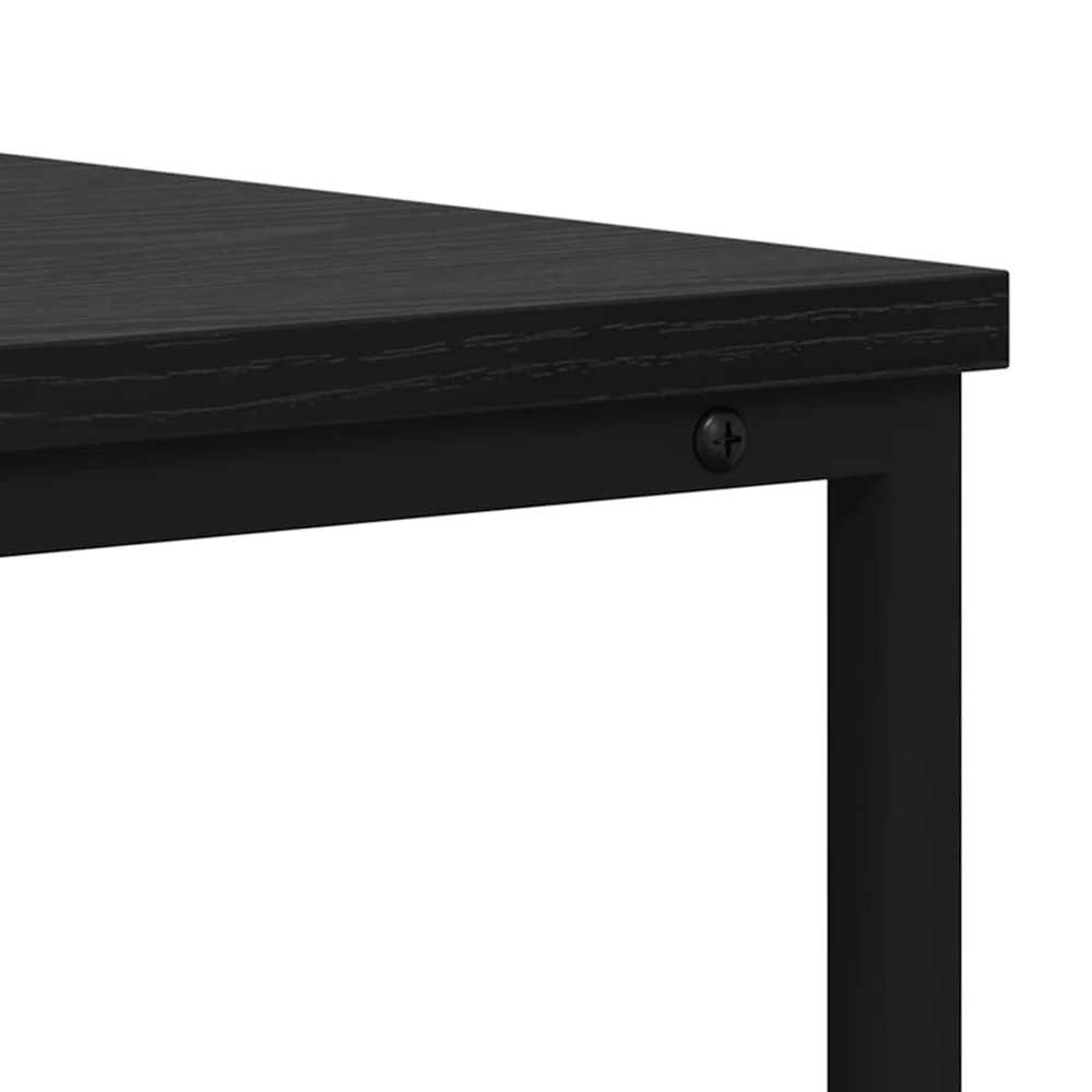 Konsolinis stalas Juodas ąžuolas 100 x 40 x 75 cm