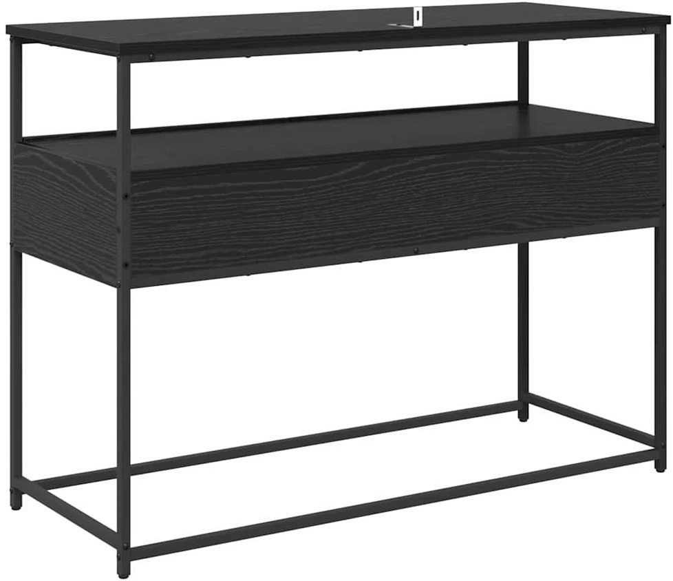 Konsolinis stalas Juodas ąžuolas 100 x 40 x 75 cm