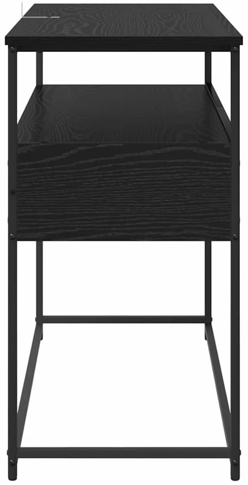 Konsolinis stalas Juodas ąžuolas 100 x 40 x 75 cm