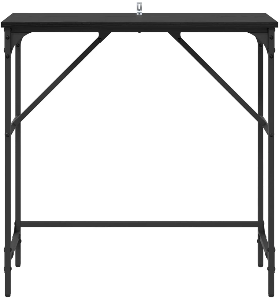 Konsolinis stalas Juodas ąžuolas 75 x 32 x 75 cm