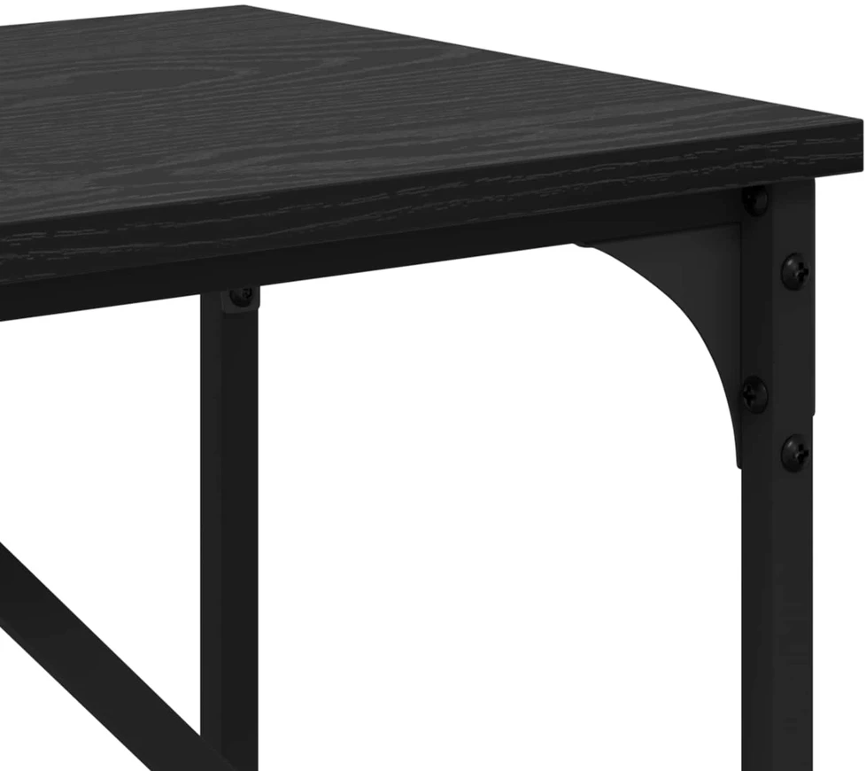 Konsolinis stalas Juodas ąžuolas 75 x 32 x 75 cm