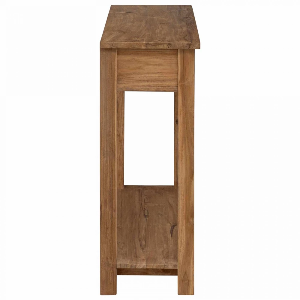 Konsolinis stalas Natūrali 90 x 30 x 80 cm Kieto teka medžio