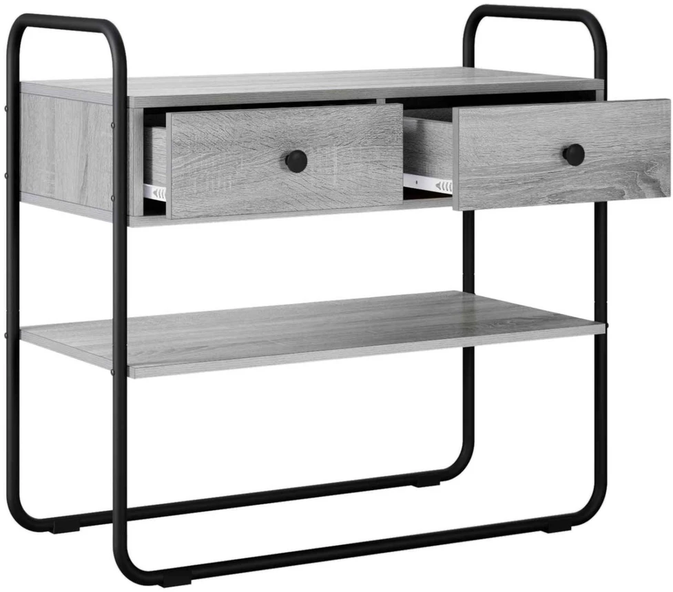 Konsolinis stalas Pilka Sonoma 80 x 40 x 75 cm Apdirbta mediena