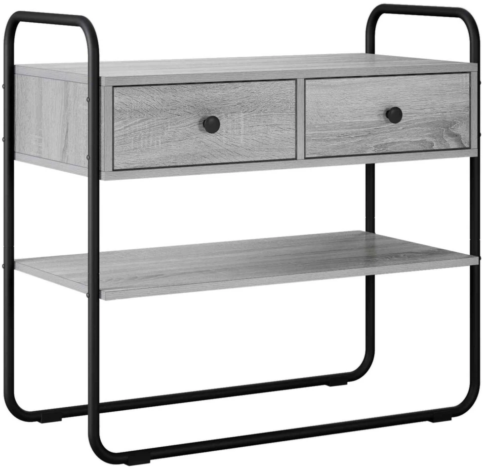 Konsolinis stalas Pilka Sonoma 80 x 40 x 75 cm Apdirbta mediena