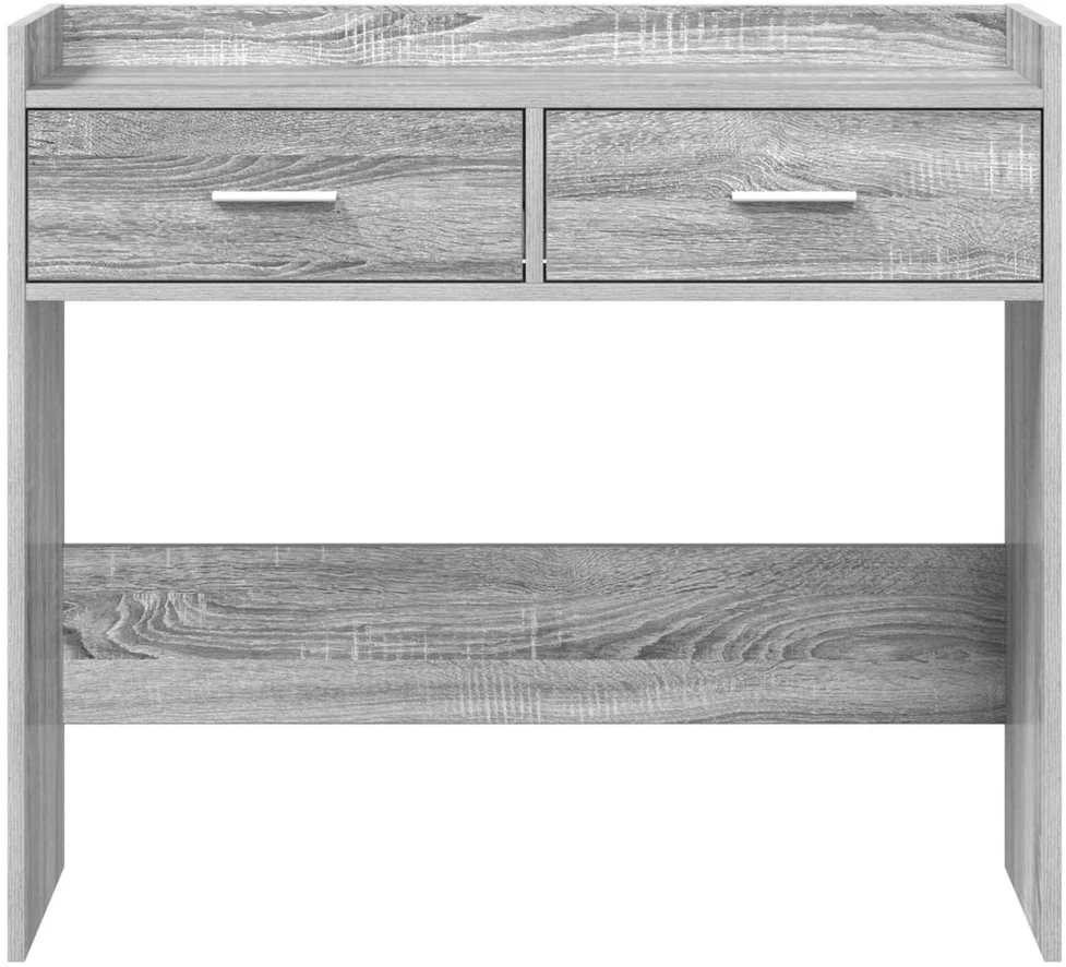 Konsolinis stalas Pilka Sonoma 90 x 35 x 80 cm Apdirbta mediena
