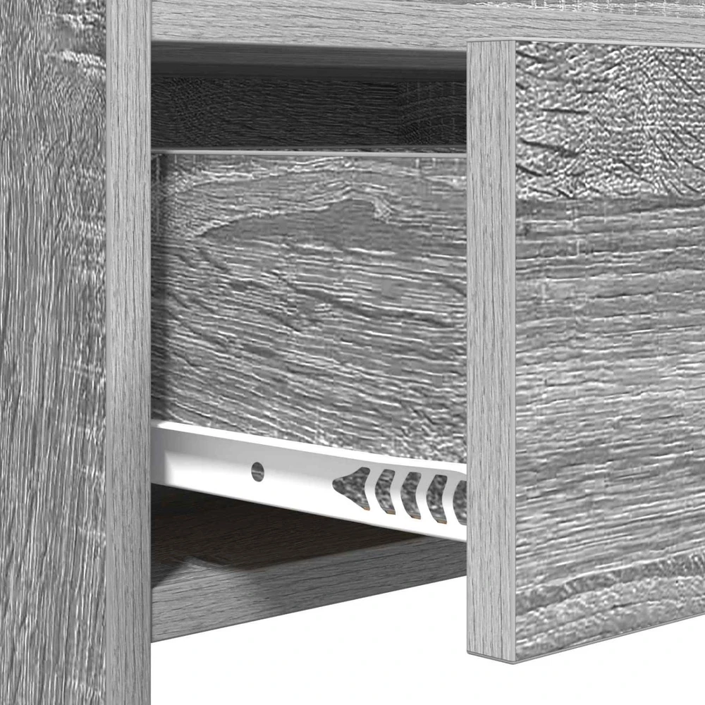Konsolinis stalas Pilka Sonoma 90 x 35 x 80 cm Apdirbta mediena