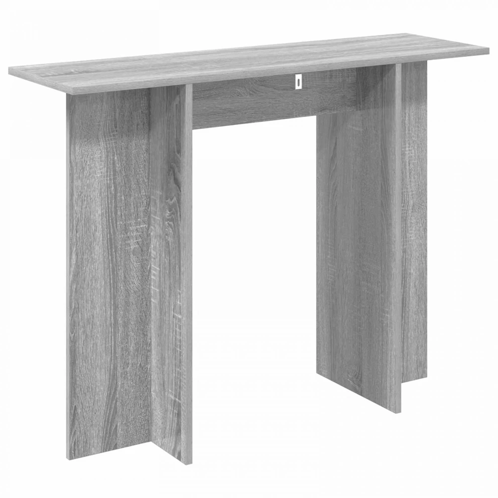 Konsolinis stalas Pilka sonoma ąžuolo 100 x 30 x 75 cm