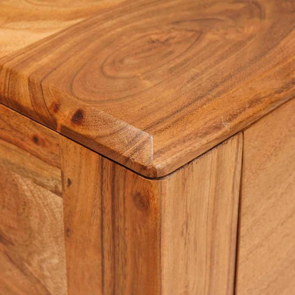 Konsolinis stalas Ruda 110 x 30 x 80 cm Kietos akacijos mediena