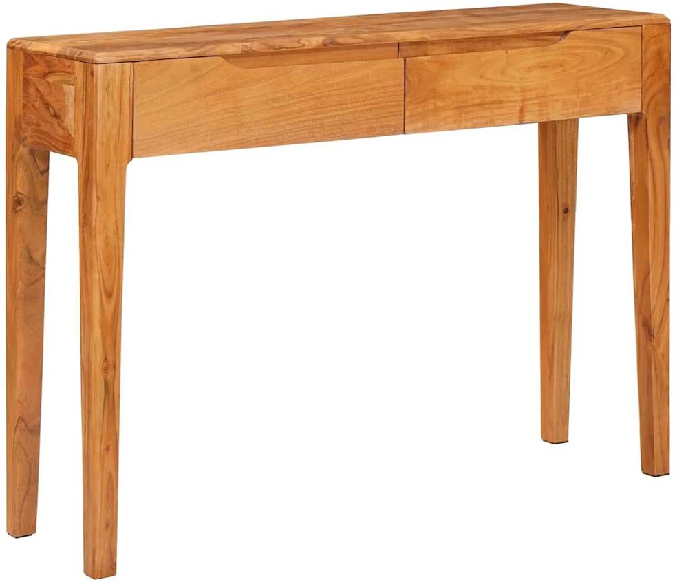 Konsolinis stalas Ruda 110 x 30 x 80 cm Kietos akacijos mediena