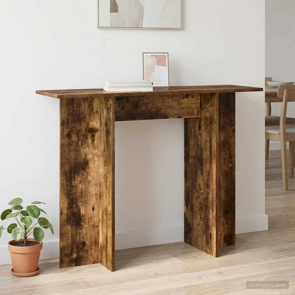 Konsolinis stalas Rūkytas Ąžuolas 100 x 30 x 75 cm