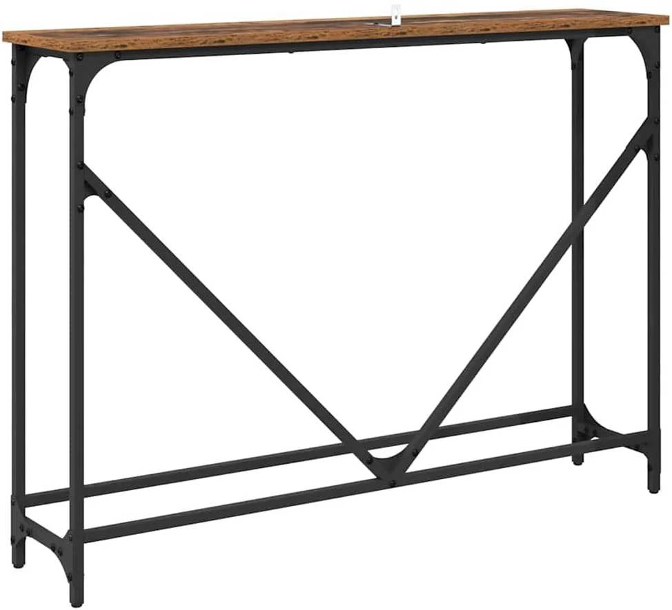 Konsolinis stalas Senovinis medis 102 x 23 x 75 cm