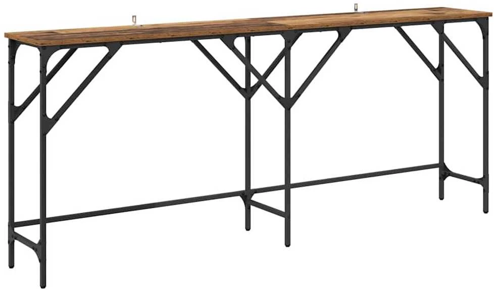 Konsolinis stalas Senovinis medis 180 x 30 x 75 cm