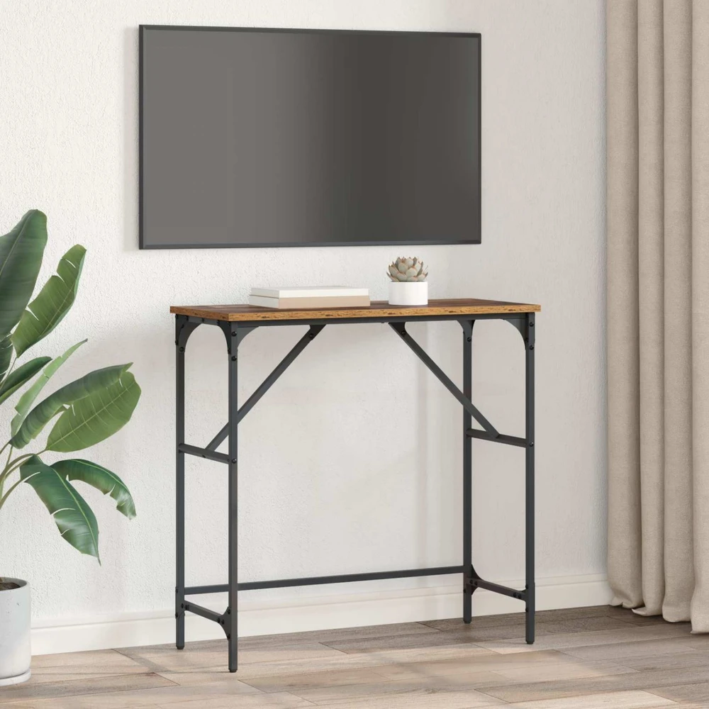 Konsolinis stalas Senas medis 75 x 32 x 75 cm Apdirbta mediena