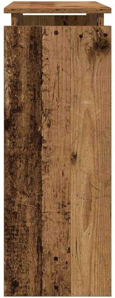 konsolinis stalas Senas medis 80x30x80 cm Inžinerinė mediena