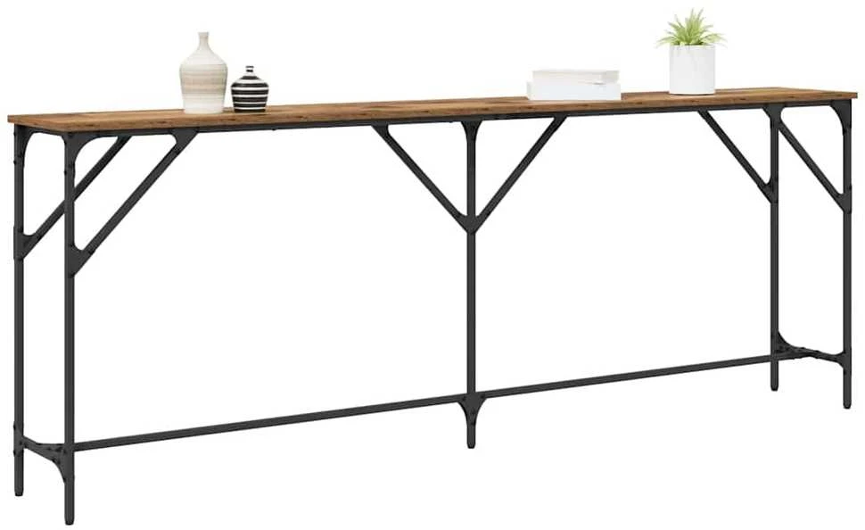 Konsolinis stalas Senovinis medis 200 x 29 x 75 cm