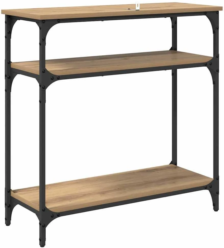 Konsolinis stalas Amatininkų ąžuolas 75 x 29 x 75 cm