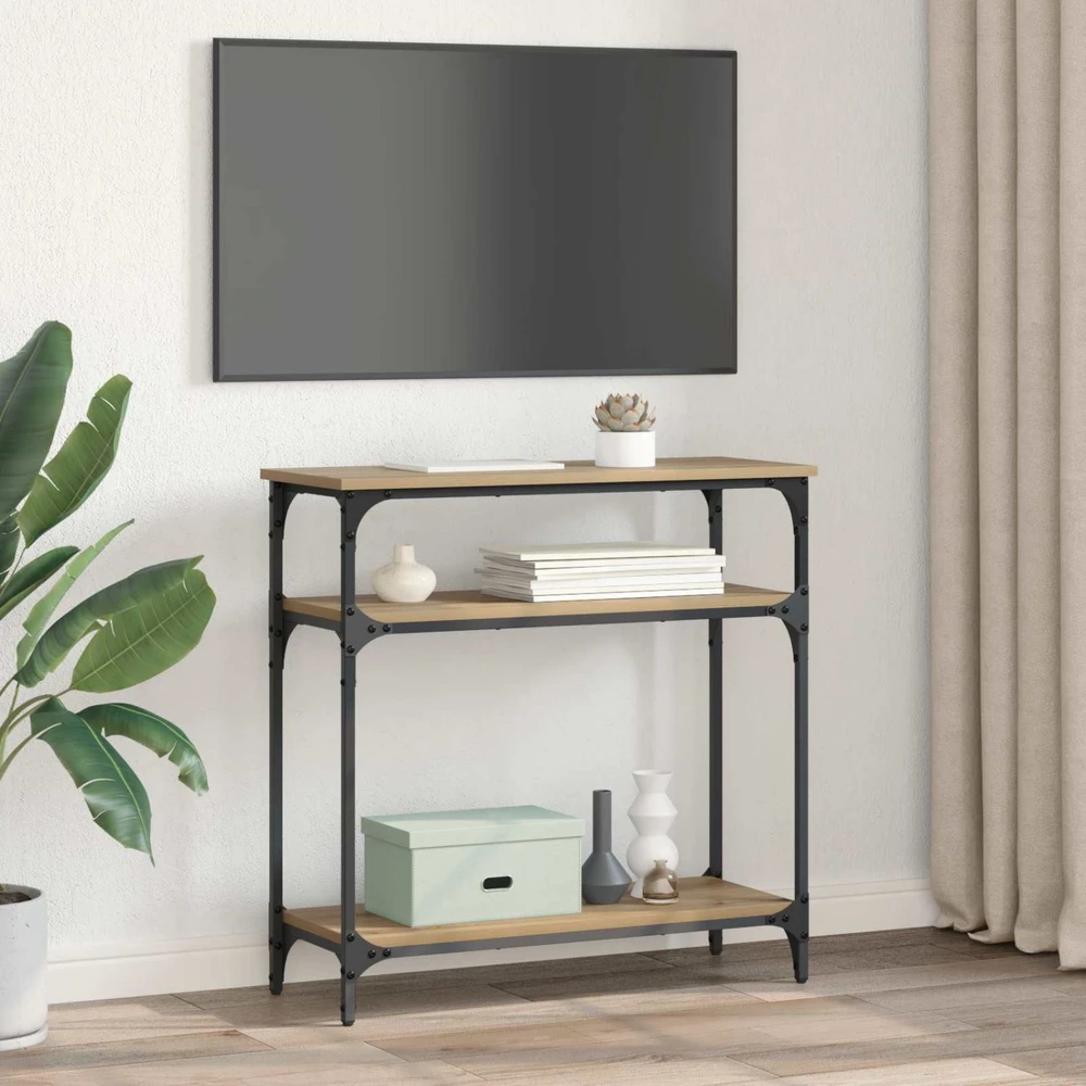 Konsolinis stalas Amatininkų ąžuolas 75 x 29 x 75 cm