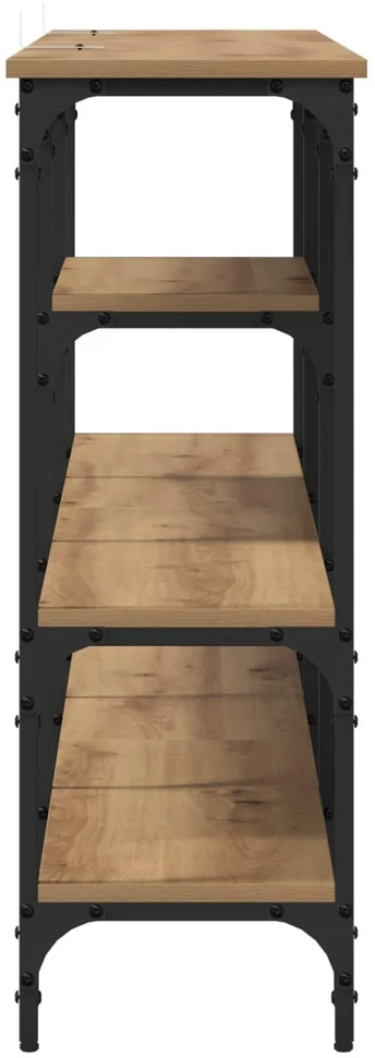 Konsolinis stalas artisano ąžuolo 160 x 29 x 80 cm