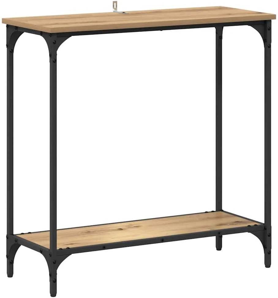 Konsolinis stalas artisano ąžuolo 75 x 30.5 x 75 cm